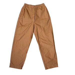 TELA Elastic Waist High Rise Burnt Orange Pants Women's US Size XS Regular - EUC